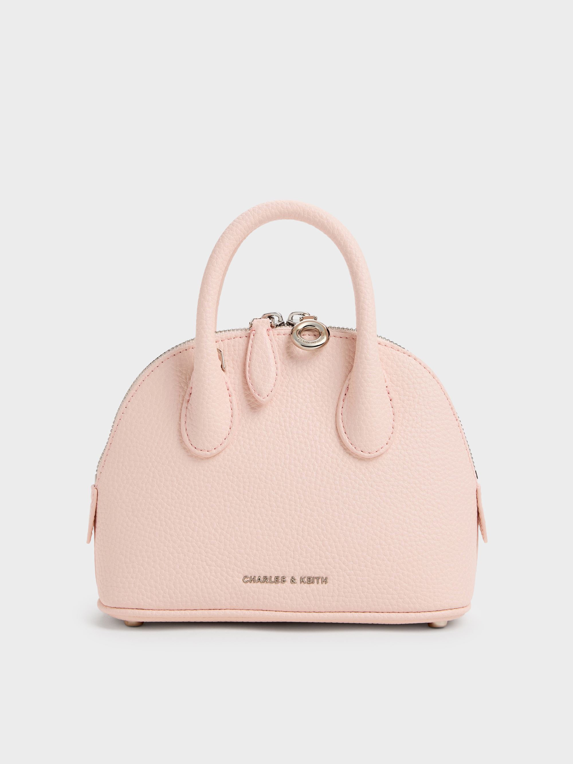 Beryl ベリル ボウリングバッグ - ソフトピンク | CHARLES & KEITH