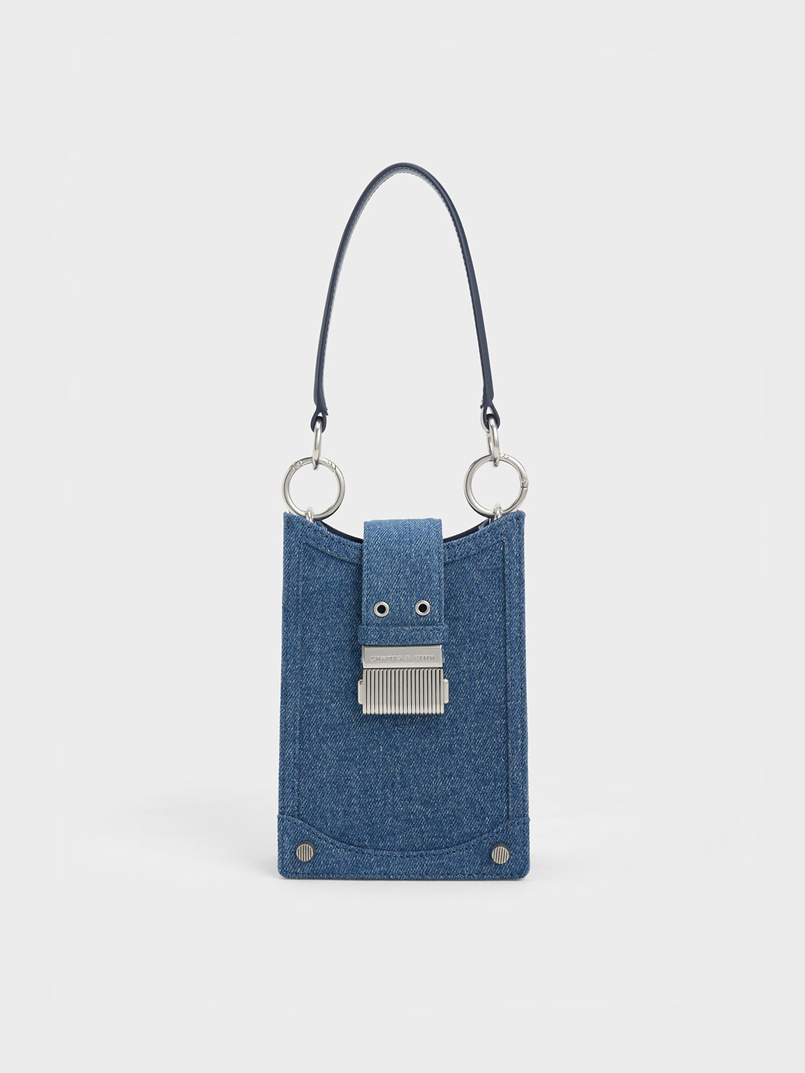 Winslet ウィンスレット デニムベルトフォーンポーチ - デニムブルー