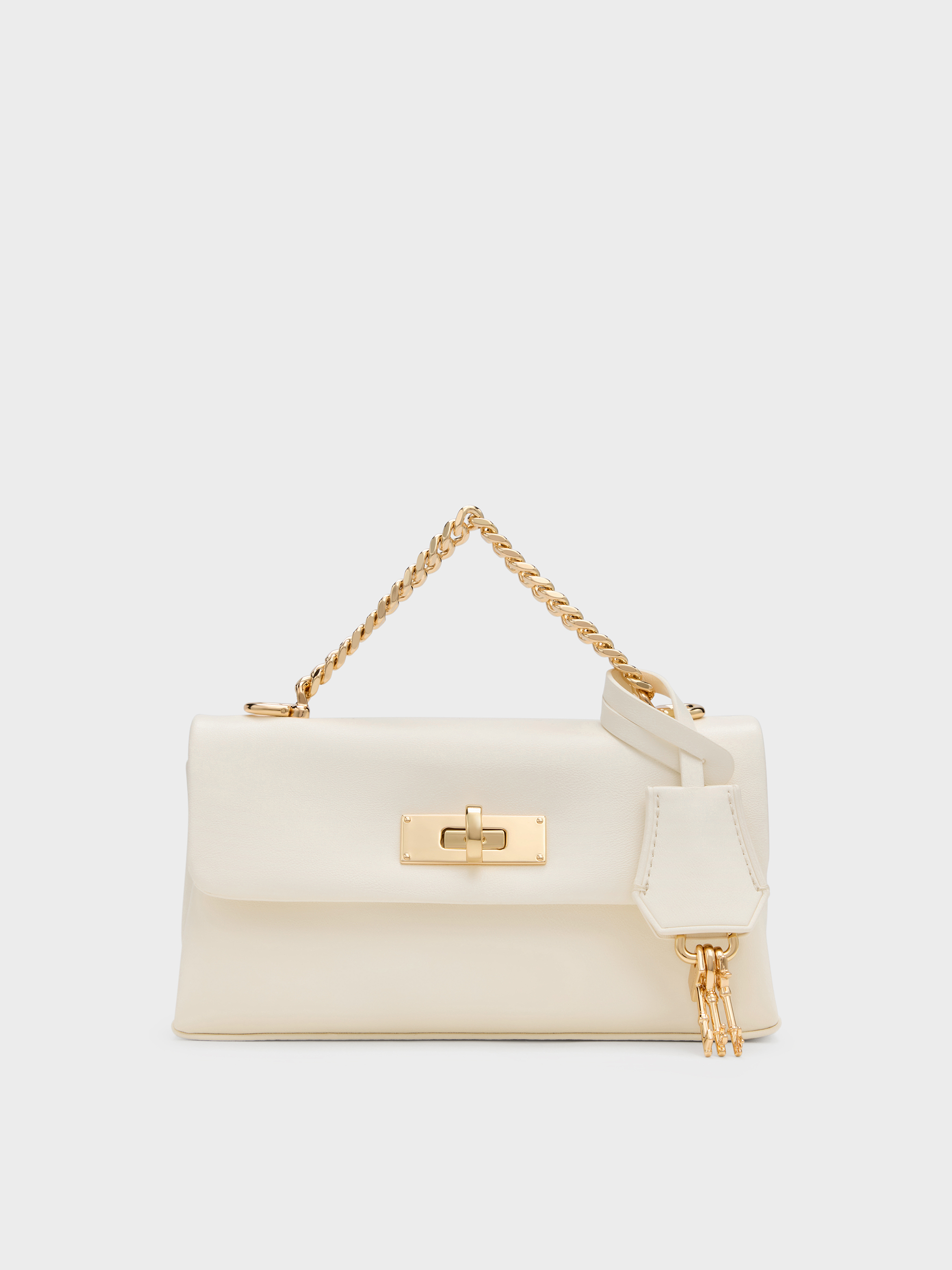 ケリーチャッさん専用 Kerry ケリー ウォレットオンチェーン - クリーム | CHARLES & KEITH