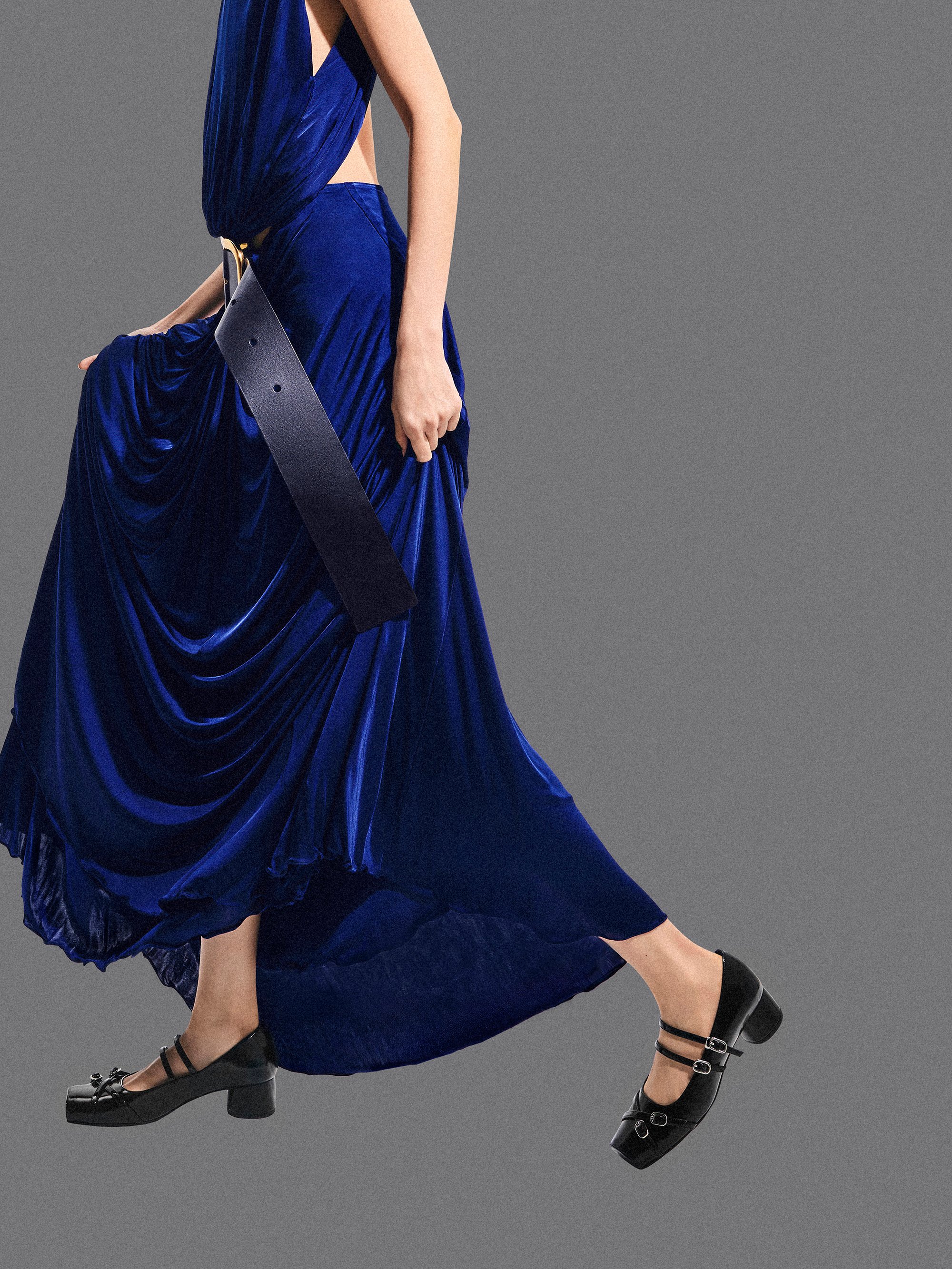 Janis ジャニス ダブルストラップ メリージェーンパンプス, ブラックボックス, hi-res