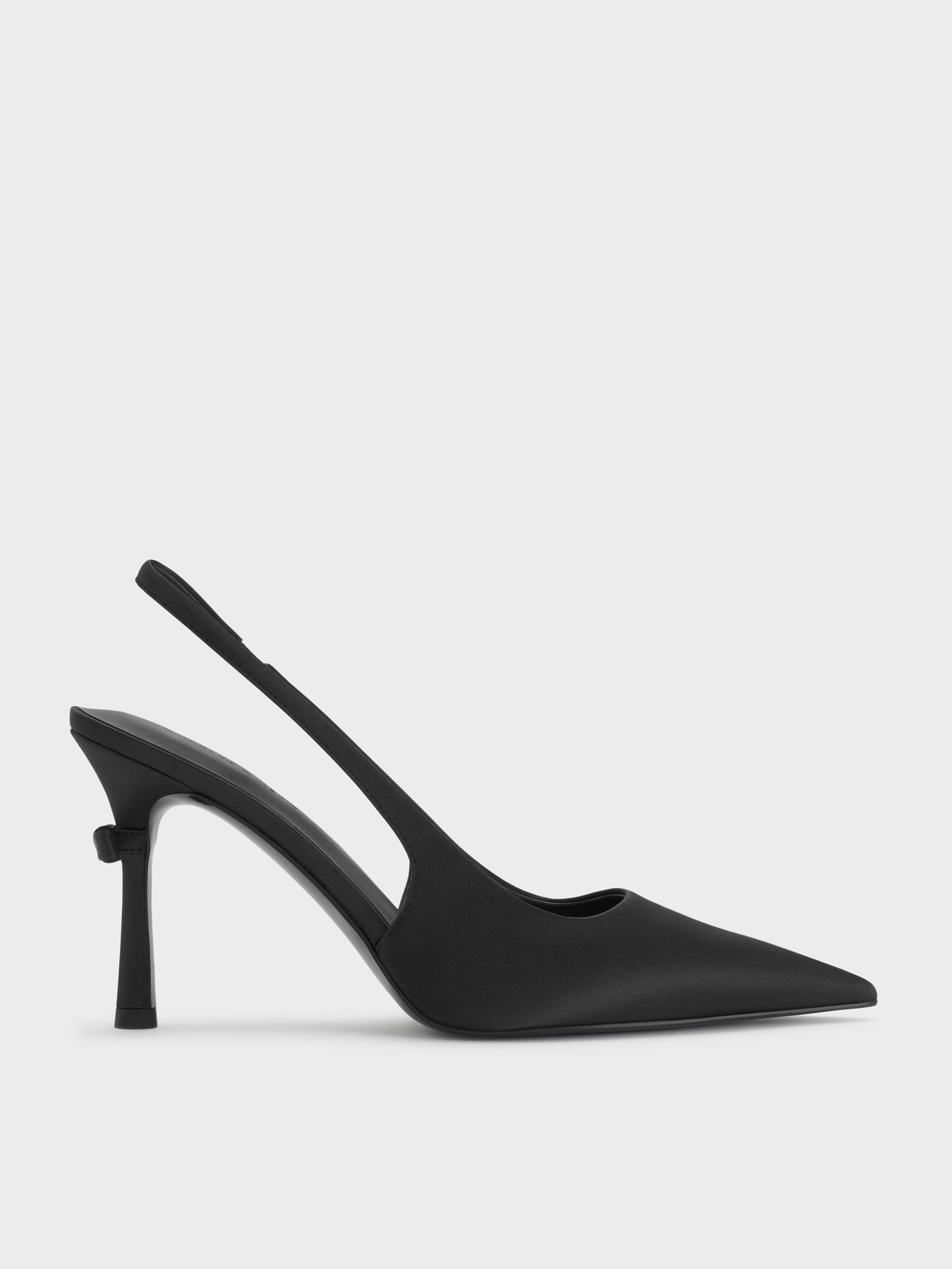 CHARLES & KEITH ブラントリー ボウスリングバックパンプス Brantley ブラントリー ボウスリングバックパンプス - ブラック