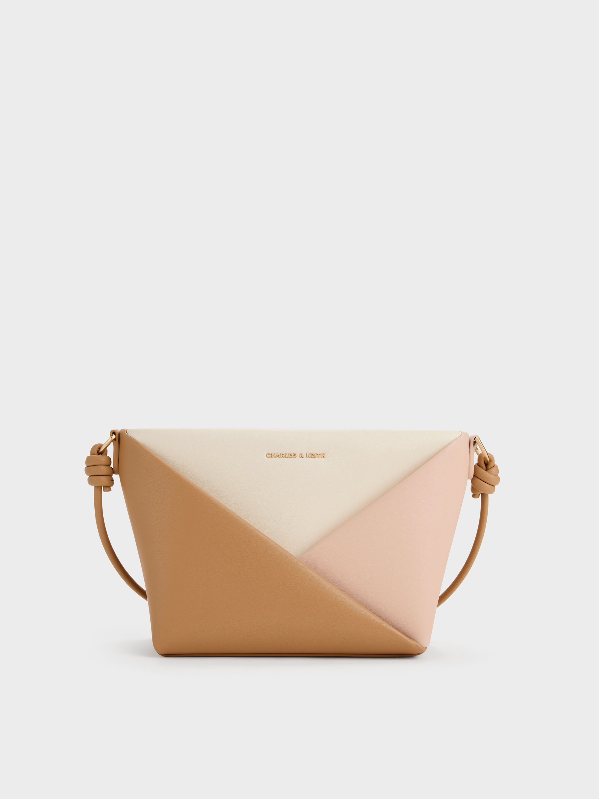 Midori ミドリ カラーブロッククロスボディーバッグ - Multi Pink