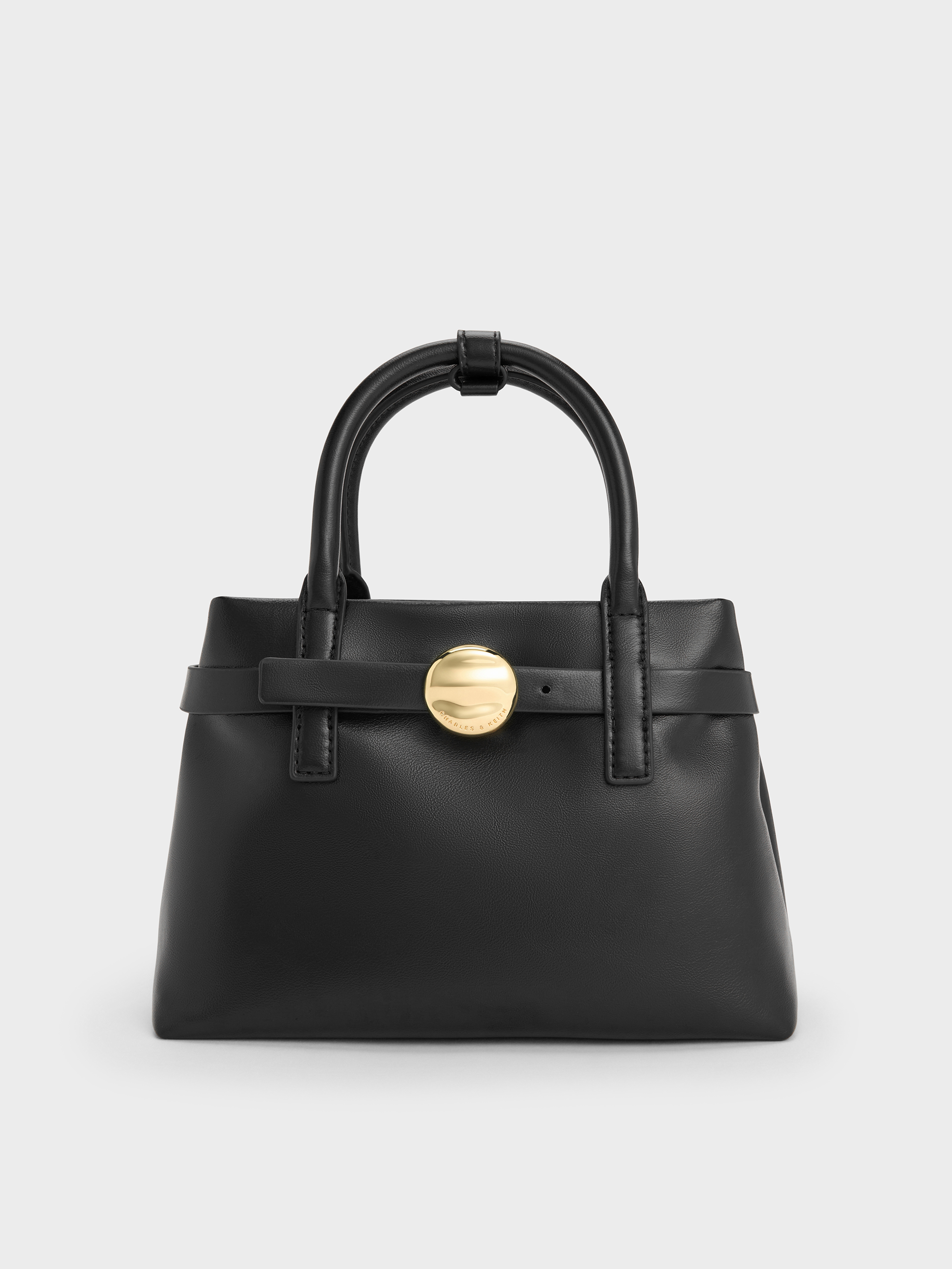 Behn ミニベーン ベルトトートバッグ - ブラック | CHARLES & KEITH